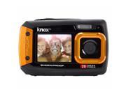 Knox Dual Screen 20MP Rugged Underwater Digital Camera with Video Orange