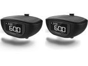 HoMedics Sound Spa Plus Projection Alarm Clock 2 Pack