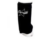 Champion Sports Sock Type Shinguards Black Adult