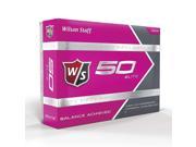 Wilson Staff Fifty Elite Golf Balls 12 Pack Pink