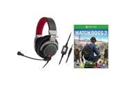 Audio Technica ATH PDG1 Gaming Headset with Xbox One Watch Dogs 2