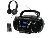 Jensen CD750 Portable AM FM Stereo CD MP3 Encoder Player w On Ear Headphones