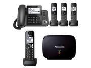 Panasonic KX TGF383M DECT 4 Handset LandlineTelephone KX TGA405B Range Extender