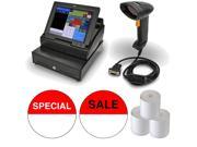 Royal TS1200MW Touchscreen Cash Register with 12