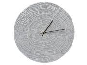 Whitehall 16 End Grain Clock Gry Silver 02179