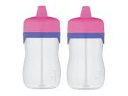 UPC 657379019722 product image for Thermos Foogo 11-Ounce Hard Spout Sippy Cup (Pink/Purple, 2-Pack) | upcitemdb.com