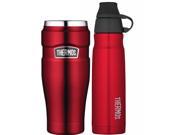 UPC 657379030512 product image for Thermos Stainless King 16oz Travel Tumbler and 17oz Carbonated Hydration Bottle | upcitemdb.com