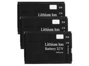 Battery for LG LGIP 520B 3 Pack Replacement Battery