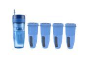 Zero Water Tumbler Portable Travel 26 Ounce Bottle W Filter 4 Pack New