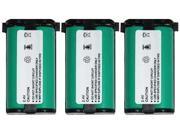 Replacement Battery For Panasonic HHR P513 Cordless Phone 3 Handsets New 3 Pack