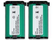 Replacement Battery For Panasonic HHR P513 Cordless Phone 2 Handsets New 2 Pack