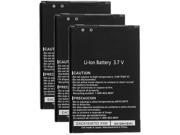 Battery for LG BL 44JS 3 Pack Replacement Battery