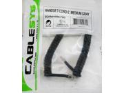 Cablesys ICC ICHC406FDGM GCHA444006 FDG 6 Med Gray Handset Cord