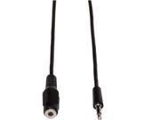 Tripp Lite TRPP311010B TRIPP LITE P311 010 10 Feet Male to 3.5mm Female Mini Stereo Audio Extension Cable
