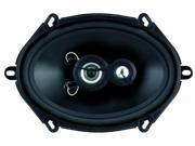 PLANET AUDIO PLTTQ573B Planet Audio TQ573 5 Inch x 7 Inch 3 Way Speaker System Poly Injection Cone