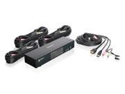 Iogear V20033b IOGEAR 4 Port HDMI Multimedia KVM Switch with Audio USB 2.0 Hub and HDMI KVM Cables GCS1794