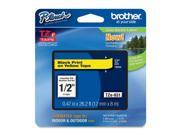 Brother GD1990Y Brother Tape Retail Packaging 1 2 Inch Black on Yellow TZe631 Retail Packaging