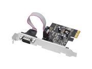SIIG JJE01111S1M SIIG DP 1 Port RS232 Serial PCIe with 16950 UART