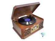 PYLE AUDIO PYLPTCD4BTB Pyle PTCD4BT Bluetooth Classic Style Record Player Turntable with CD Player