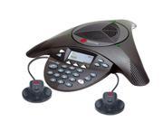 Polycom 2200 07800 160 w EX Mics SoundStation2W Expandable DECT 6.0 Conference Phone w 2 EX Mics