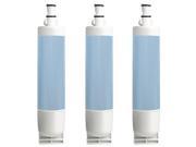 Eco Aqua Replacement Water Filter for KitchenAid KSRA25CNSS00 3 Pack Refrigerators