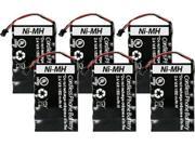 New Replacement Battery For Panasonic P P507 2.4GHz Cordless Phones KX TG2000B And KX TG4000B 6 Pack