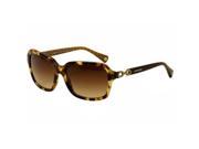 Coach Ashley HC8104 523013 Spotty Tortoise Brown Gold Sig C 57 17 135 mm Sunglasses
