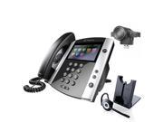 Polycom 2200 44600 001 2200 46200 025 VVX 600 Business Media Phone with AC Power Supply