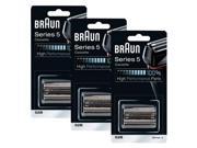 Braun 52B 3 Pack Replacement Foil and Cutter Pack
