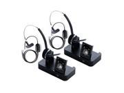 Jabra PRO 9470 with 14201 17 EHS for Polycom 2 Pack Wireless Bluetooth Headset with 3 Wearing Styles