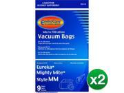 Replacement Vacuum Bag for Eureka 60295BA6 153 9 2 Pack Replacement Vacuum Bag