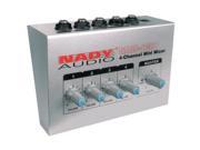 Nady Systems Inc. NDYMM141B 4 Channel Mini Mixer 20Hz–20kHz