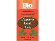 Bio Nutrition Inc Tea Papaya Leaf 30 bags Wellness Teas