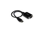 StarTech K51770b StarTech.com 1 Feet USB to RS232 Serial DB9 Adapter Cable with COM Retention ICUSB232PRO Black