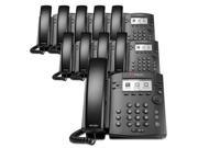 Polycom VVX 311 2200 48350 001 10 pack 6 line Desktop Phone