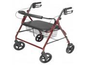 Lumex Walkabout Imperial w Contoured Backbar Re 4 Wheel Rollator