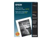 Epson S041341M White Matte Photographic Papers 8.50 Epson S041341M White Matte Photographic Papers 8.50
