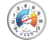 UPC 616174567173 product image for SPRINGFIELD TAP90078W Springfield Round 13.25inch Outdoor Thermometer with Wind  | upcitemdb.com