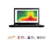 Lenovo ThinkPad P51 20HH002QUS 15.6 Touchscreen LCD Mobile Workstation - Intel Core i7 (7th Gen) i7-7700HQ Quad-core (4 Core) 2.80 GHz - 16 GB DDR4 SDRAM - 512 Lenovo ThinkPad P51 20HH002QUS 15.6 Touchscreen LCD Mobile Workstation - Intel Core i7 (7th Gen) i7-7700HQ Quad-core (4 Core) 2.80 GHz - 16 GB DDR4 SDRAM - 512