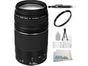 Canon EF 75 300mm f 4 5.6 III Telephoto Zoom Lens SSE Lens Accessory Kit