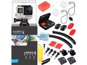 GoPro HERO4 BLACK Surf Accessory Kit. Inlcudes Surfboard Mount Kit 2 Arm Extention Kits Floaty Sponge 3M Adhesive Bobber Handle with Thumb Screw Pre