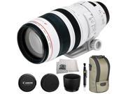 Canon EF 100 400mm f4.5 5.6L IS USM Telephoto Zoom Lens for Canon SLR Cameras With Lens Hood Lens Cap Rear Cap Lens Pen and SSE Microfiber Cleaning Cloth