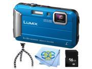 Panasonic Lumix DMC TS30 Tough Digital Camera with rugged gripster tripod 16GB SD memory card and exclusive SSE cleaning cloth