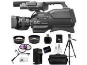 Sony HXR MC2500 HXRMC2500 Shoulder Mount AVCHD Camcorder Black 16GB Bundle 23PC Accessory Kit. Includes 16GB Memory Card High Speed Memory Card Reader Rep