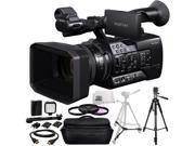 Sony PXW X180 Full HD XDCAM Handheld Camcorder 14PC Accessory Kit. Includes 3PC Filter Kit UV CPL FLD LED Video Light Kit Full Size Tripod Tripod Dolly