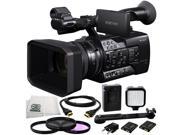 Sony PXW X180 Full HD XDCAM Handheld Camcorder 3PC Multi Coated Filter Kit UV CPL FLD 36 PIN LED Video Light Kit 6FT HDMI Cable Microfiber Cleaning Cl