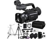Sony PXW X70 Professional XDCAM Compact Camcorder 19PC Accessory Kit. Includes 3PC Filter Kit UV CPL FLD 2 Replacement NP FV100 Batteries AC DC Rapid Home