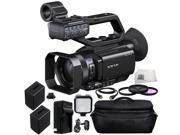 Sony PXW X70 Professional XDCAM Compact Camcorder 12PC Accessory Kit. Includes 3PC Filter Kit UV CPL FLD 2 Replacement NP FV100 Batteries AC DC Rapid Home