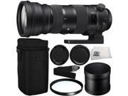 Sigma 150 600mm f 5 6.3 DG OS HSM Sports Lens for Nikon F with 105mm Multi Coated UV Filter Microfiber Cleaning Cloth
