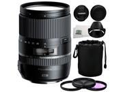 Tamron 16 300mm f 3.5 6.3 Di II VC PZD MACRO Lens for Nikon 8PC Accessory Kit. Includes Manufacturer Accessories 3PC Filter Kit UV CPL FLD Lens Pouch Mi